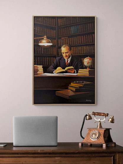 Gazi’nin Kalemi Yağlı Boya Tablosu