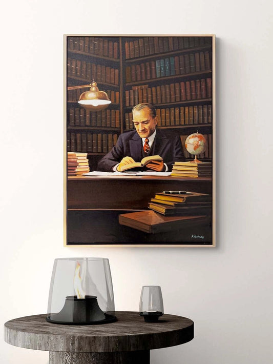 Gazi’nin Kalemi Yağlı Boya Tablosu