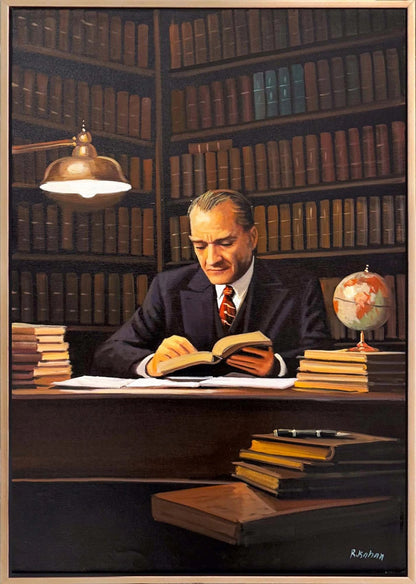 Gazi’nin Kalemi Yağlı Boya Tablosu