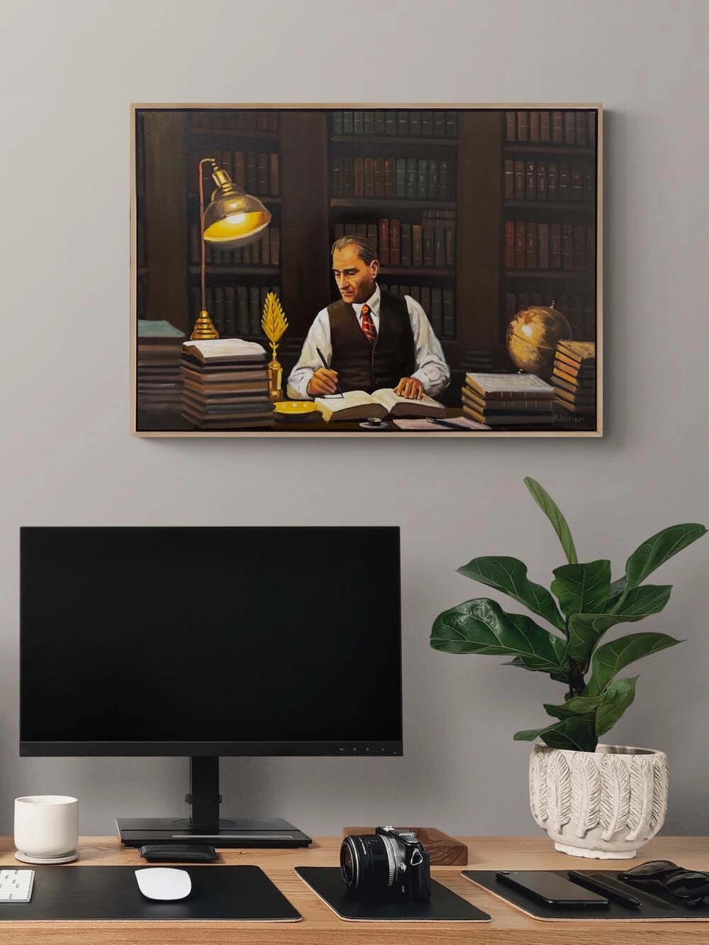 Mustafa Kemal’in Masası Yağlı Boya Tablosu