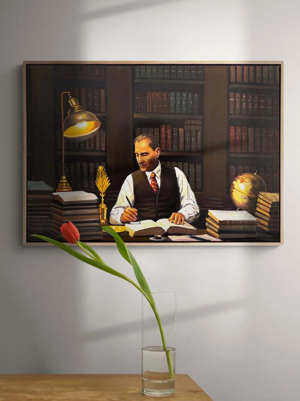 Mustafa Kemal’in Masası Yağlı Boya Tablosu