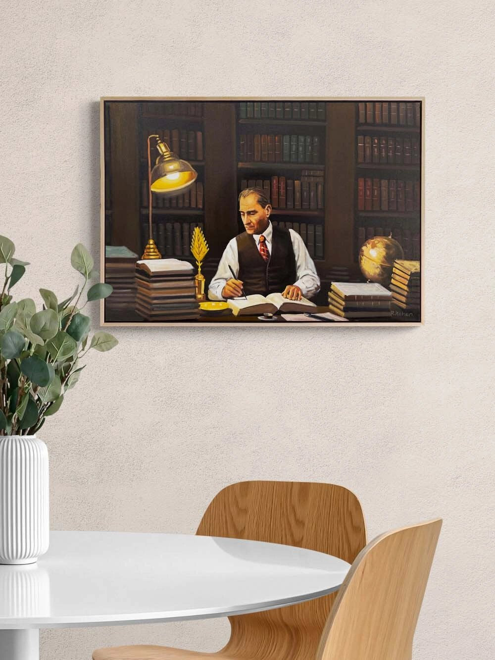 Mustafa Kemal’in Masası Yağlı Boya Tablosu