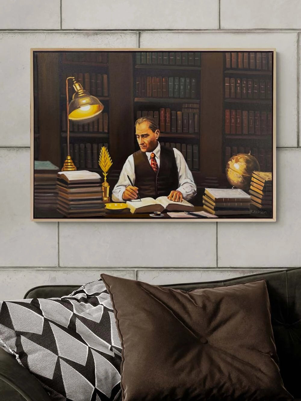 Mustafa Kemal’in Masası Yağlı Boya Tablosu