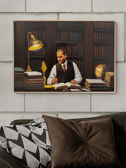 Mustafa Kemal’in Masası Yağlı Boya Tablosu
