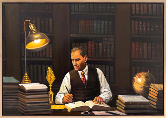Mustafa Kemal’in Masası Yağlı Boya Tablosu