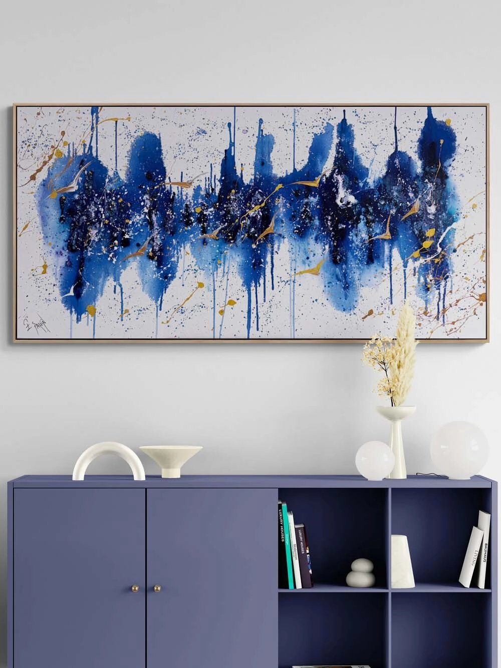 Uçuş Kompozisyonu Yağlı Boya Tablosu