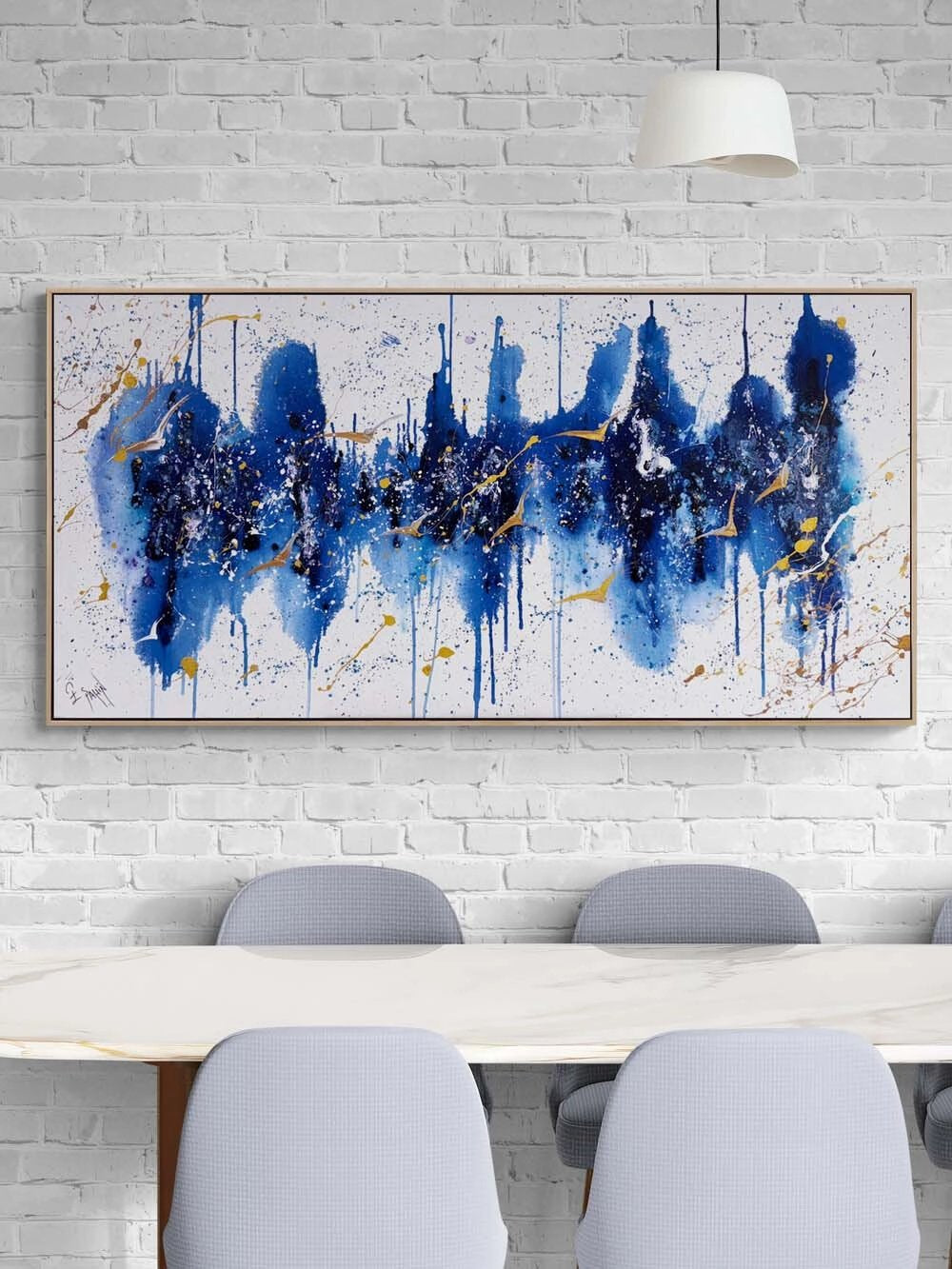 Uçuş Kompozisyonu Yağlı Boya Tablosu