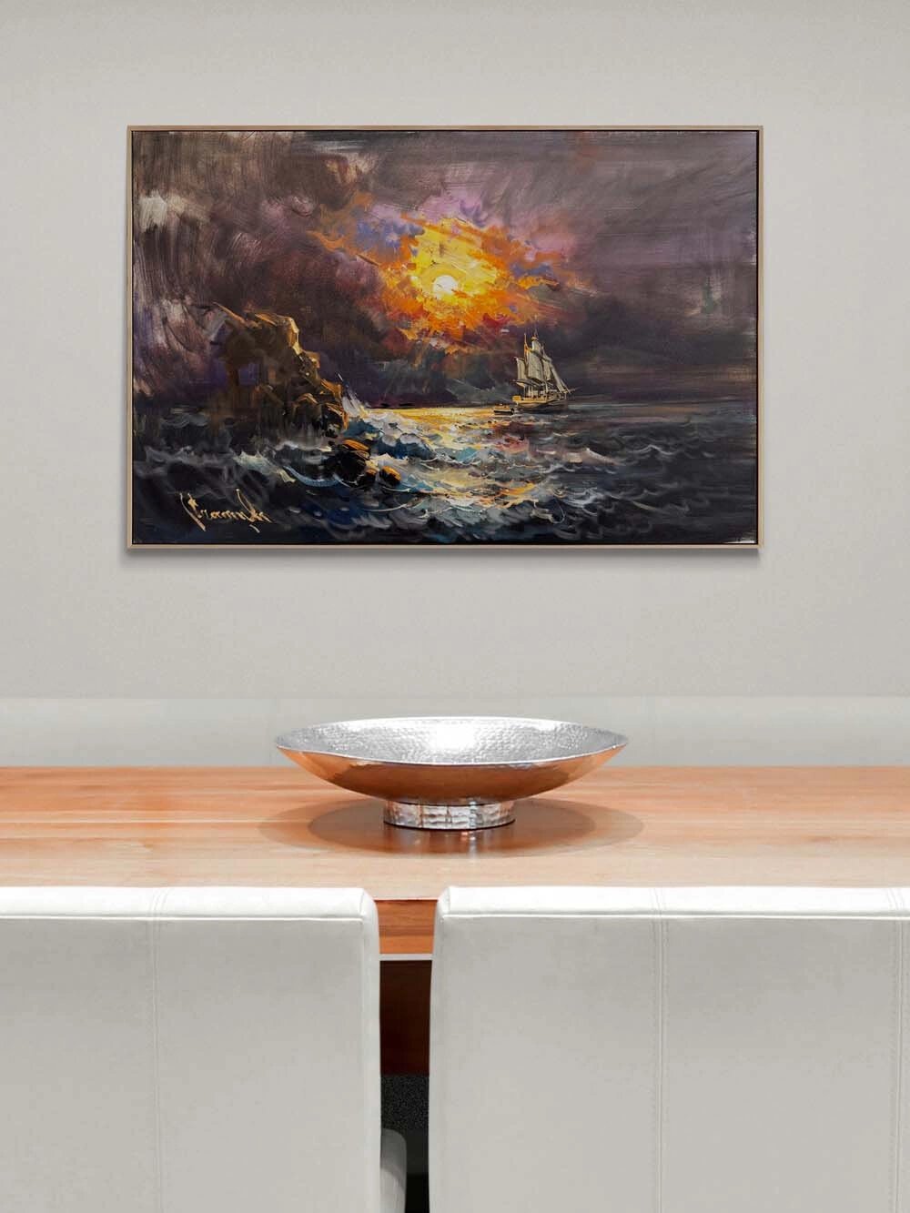 Sessiz Sular Yağlı Boya Tablosu