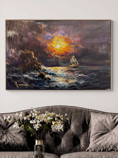 Sessiz Sular Yağlı Boya Tablosu