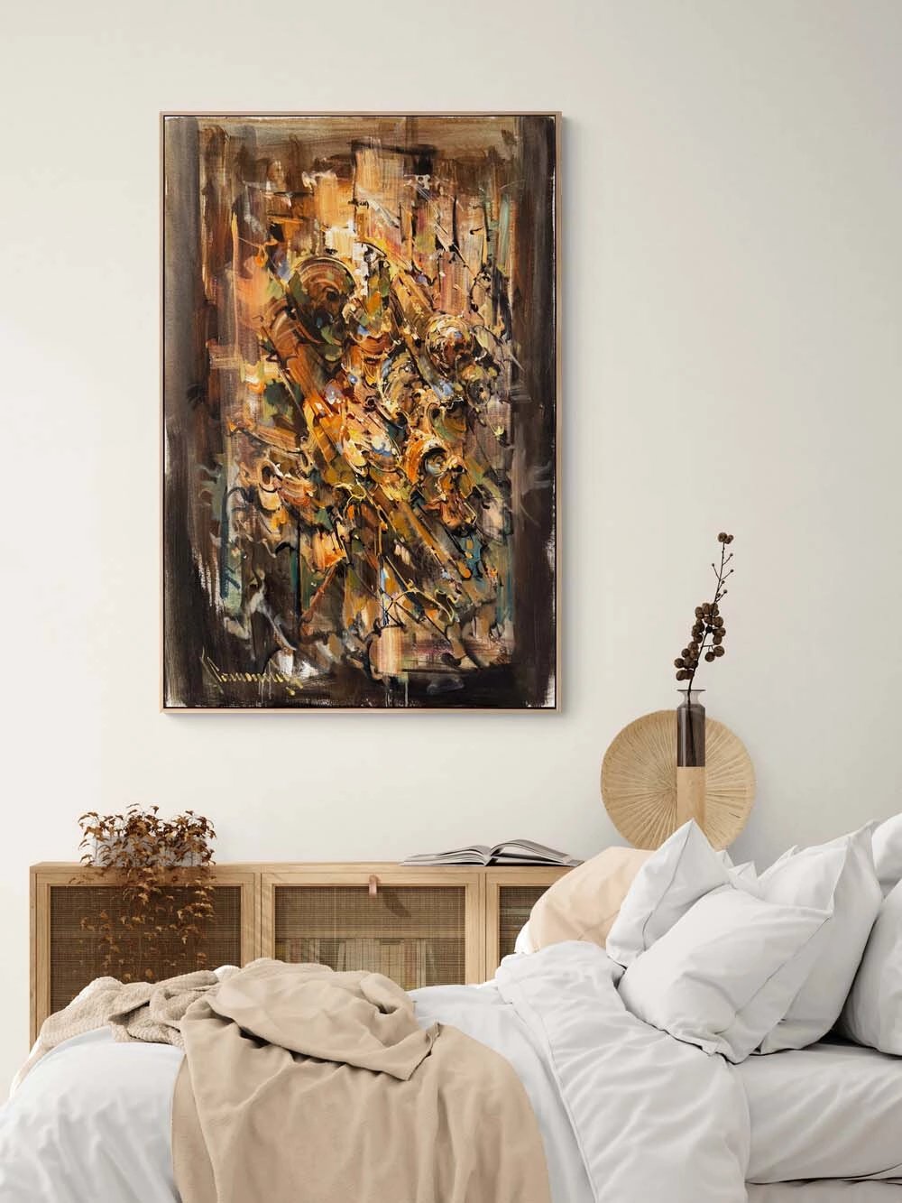 Zamanın Kıvrımı Yağlı Boya Tablosu