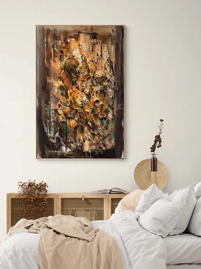 Zamanın Kıvrımı Yağlı Boya Tablosu