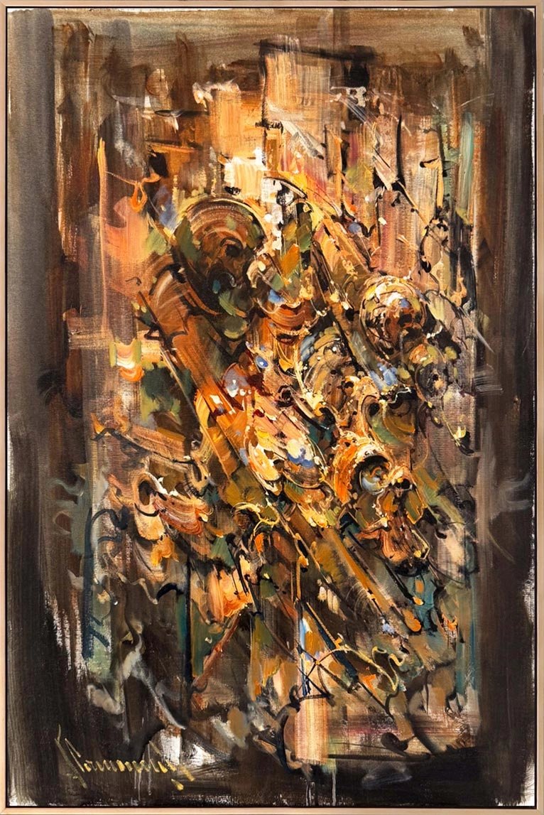 Zamanın Kıvrımı Yağlı Boya Tablosu