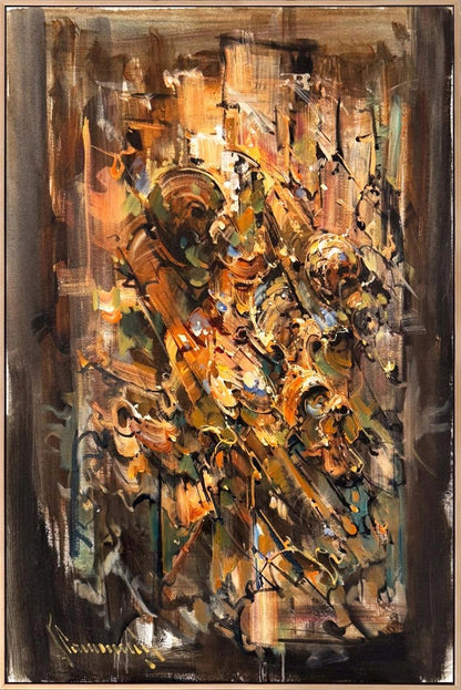 Zamanın Kıvrımı Yağlı Boya Tablosu