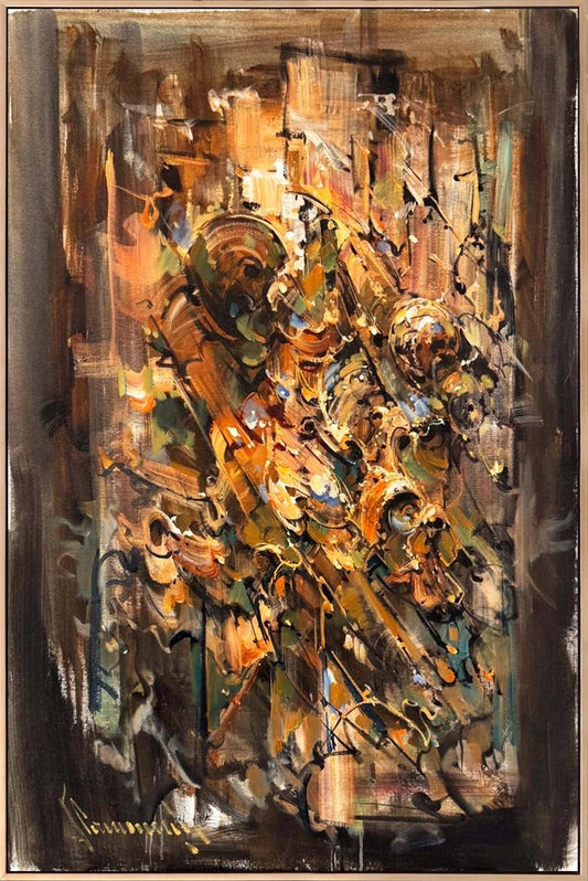 Zamanın Kıvrımı Yağlı Boya Tablosu