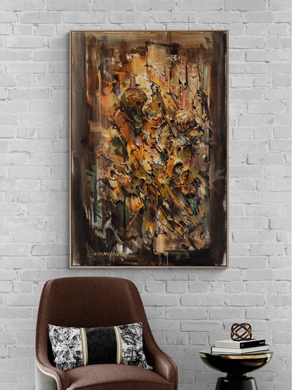 Zamanın Kıvrımı Yağlı Boya Tablosu