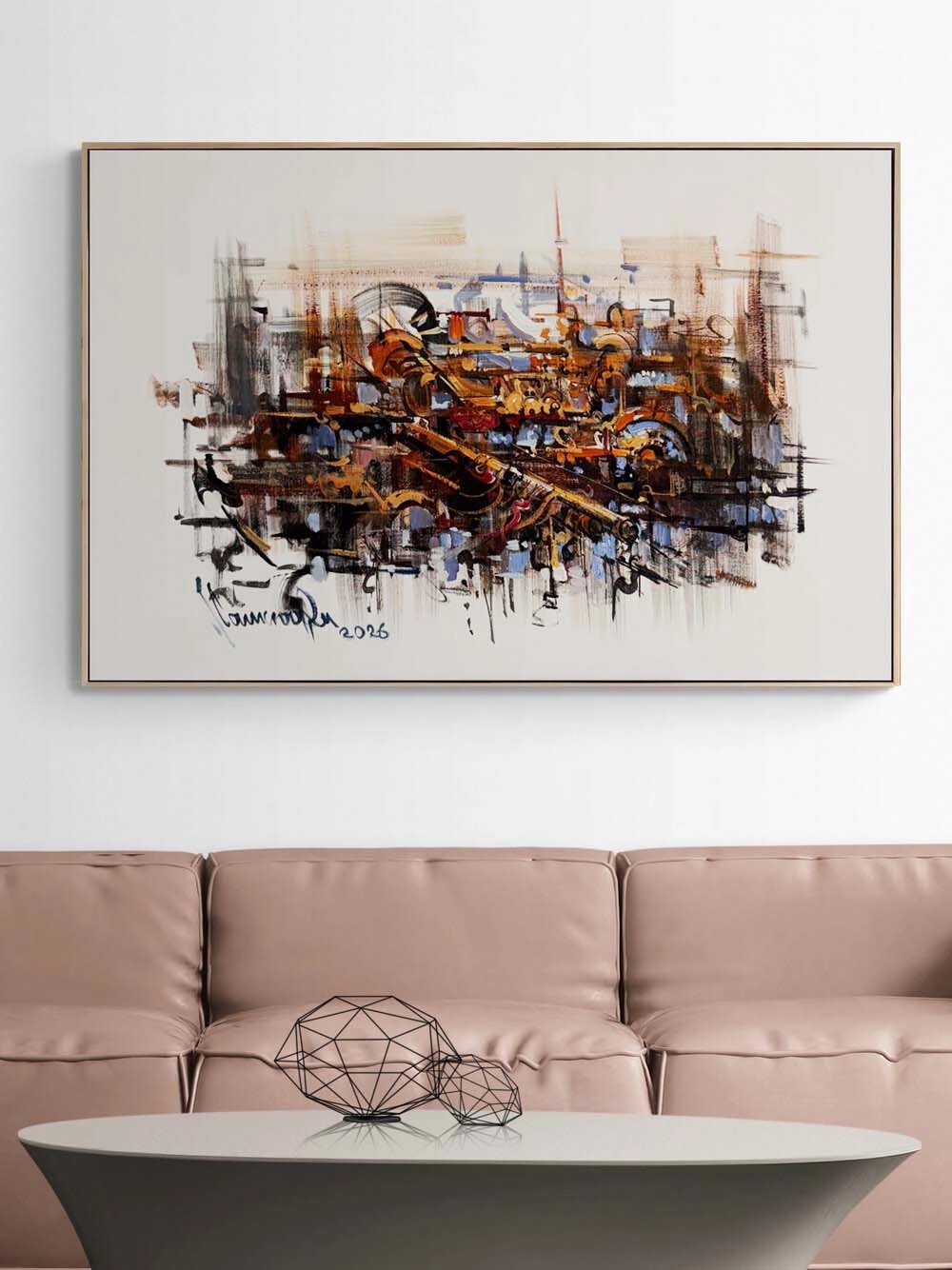 Sessiz Patlama Yağlı Boya Tablosu