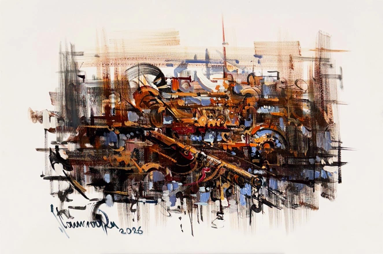 Sessiz Patlama Yağlı Boya Tablosu