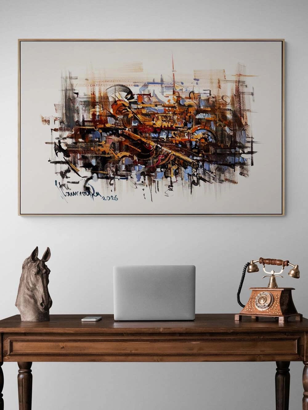 Sessiz Patlama Yağlı Boya Tablosu