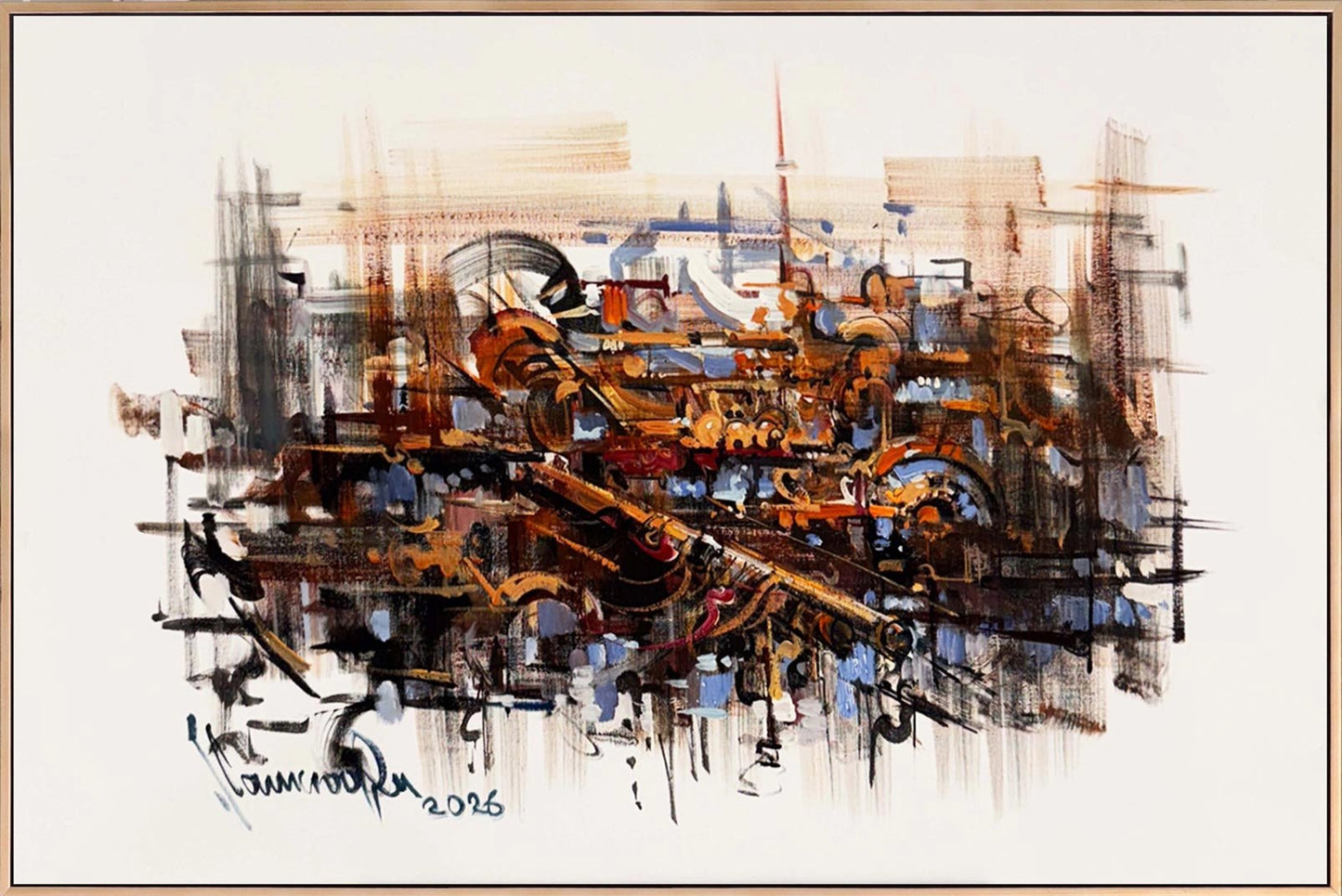 Sessiz Patlama Yağlı Boya Tablosu