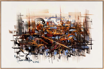 Sessiz Patlama Yağlı Boya Tablosu