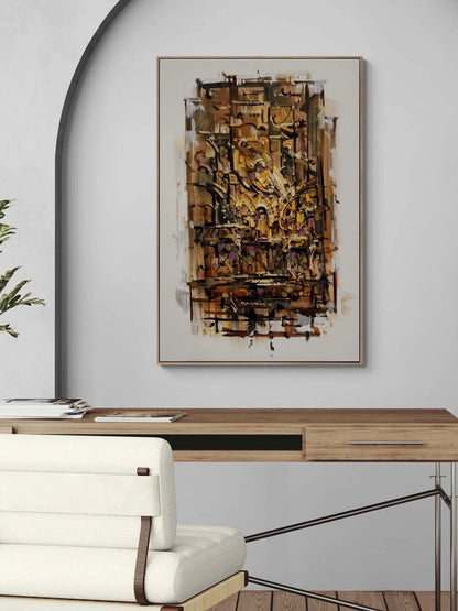 Sessiz Bağ Yağlı Boya Tablosu