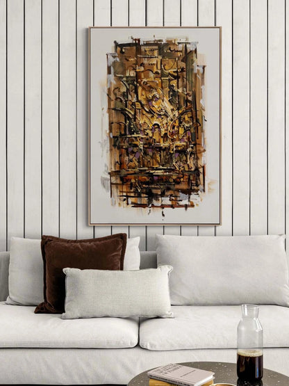 Sessiz Bağ Yağlı Boya Tablosu