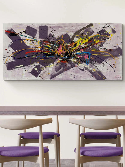 Katmanlar Serisi Yağlı Boya Tablosu