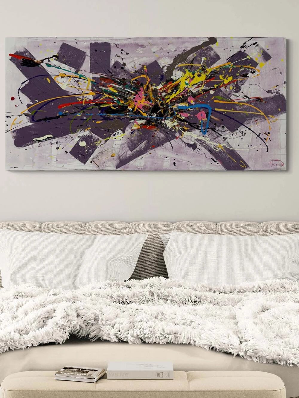 Katmanlar Serisi Yağlı Boya Tablosu