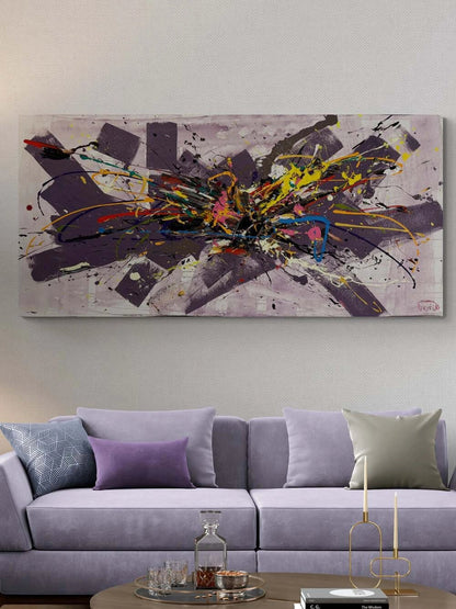 Katmanlar Serisi Yağlı Boya Tablosu