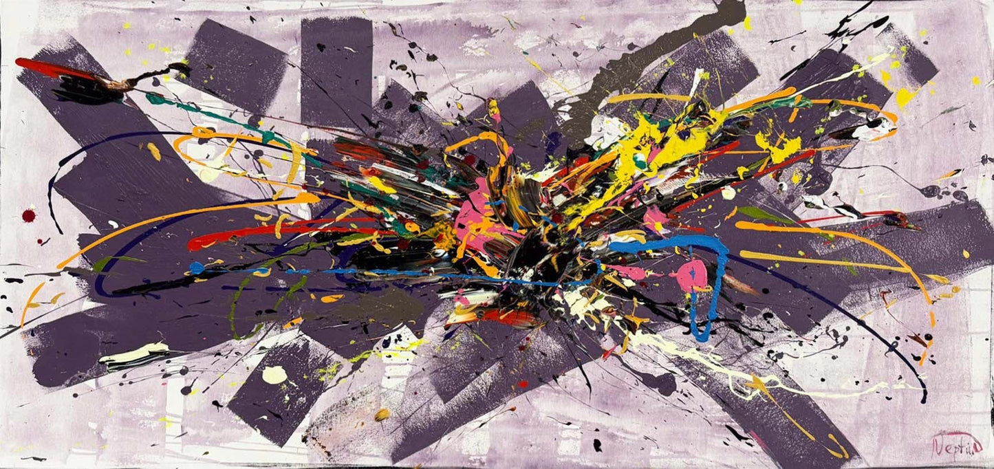 Katmanlar Serisi Yağlı Boya Tablosu