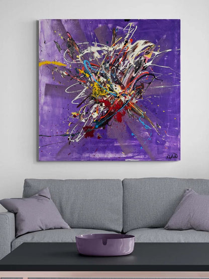 Zamansız Ritim Yağlı Boya Tablosu