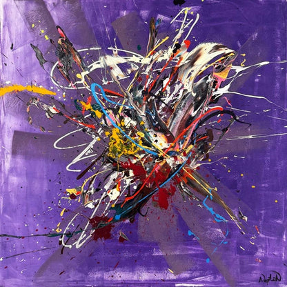 Zamansız Ritim Yağlı Boya Tablosu