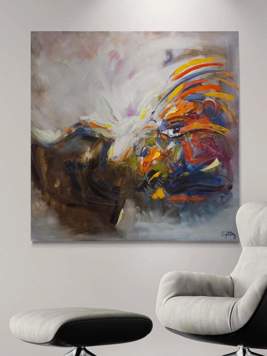 Yoğun Sessizlik Yağlı Boya Tablosu