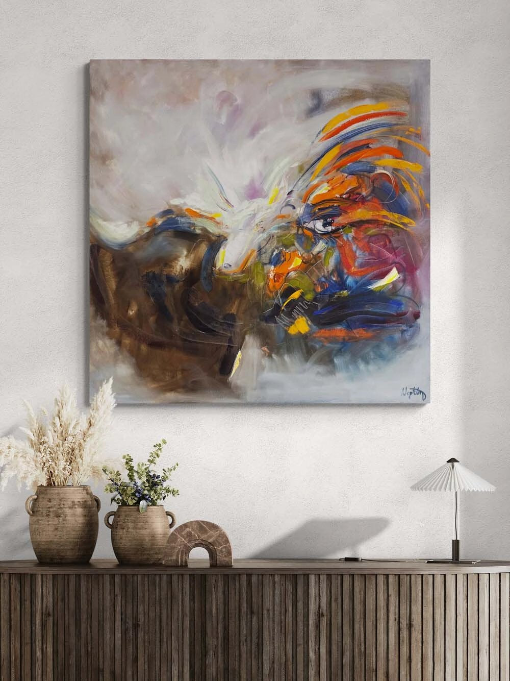 Yoğun Sessizlik Yağlı Boya Tablosu