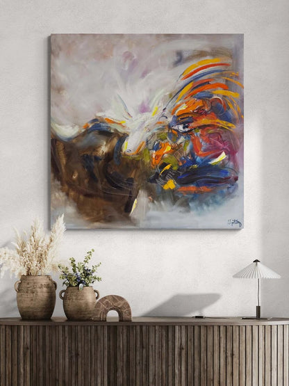 Yoğun Sessizlik Yağlı Boya Tablosu