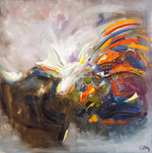 Yoğun Sessizlik Yağlı Boya Tablosu