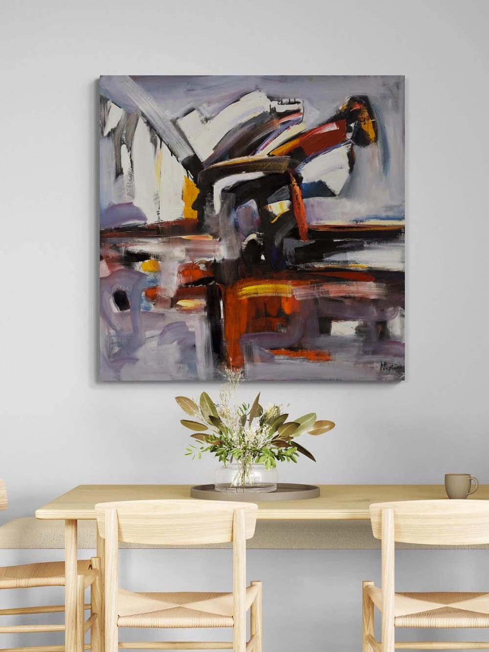 Dinamik Yapı Yağlı Boya Tablosu