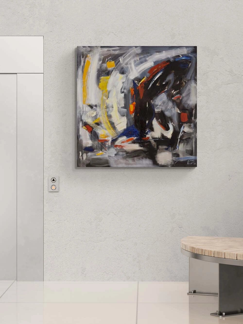 Gerilimin Rengi Yağlı Boya Tablosu