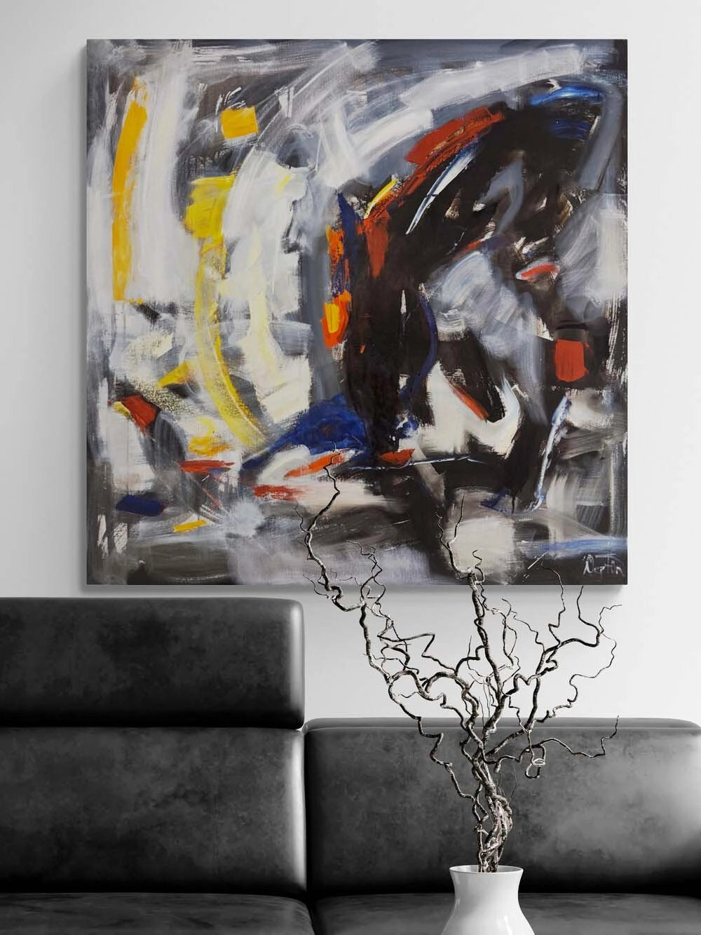 Gerilimin Rengi Yağlı Boya Tablosu