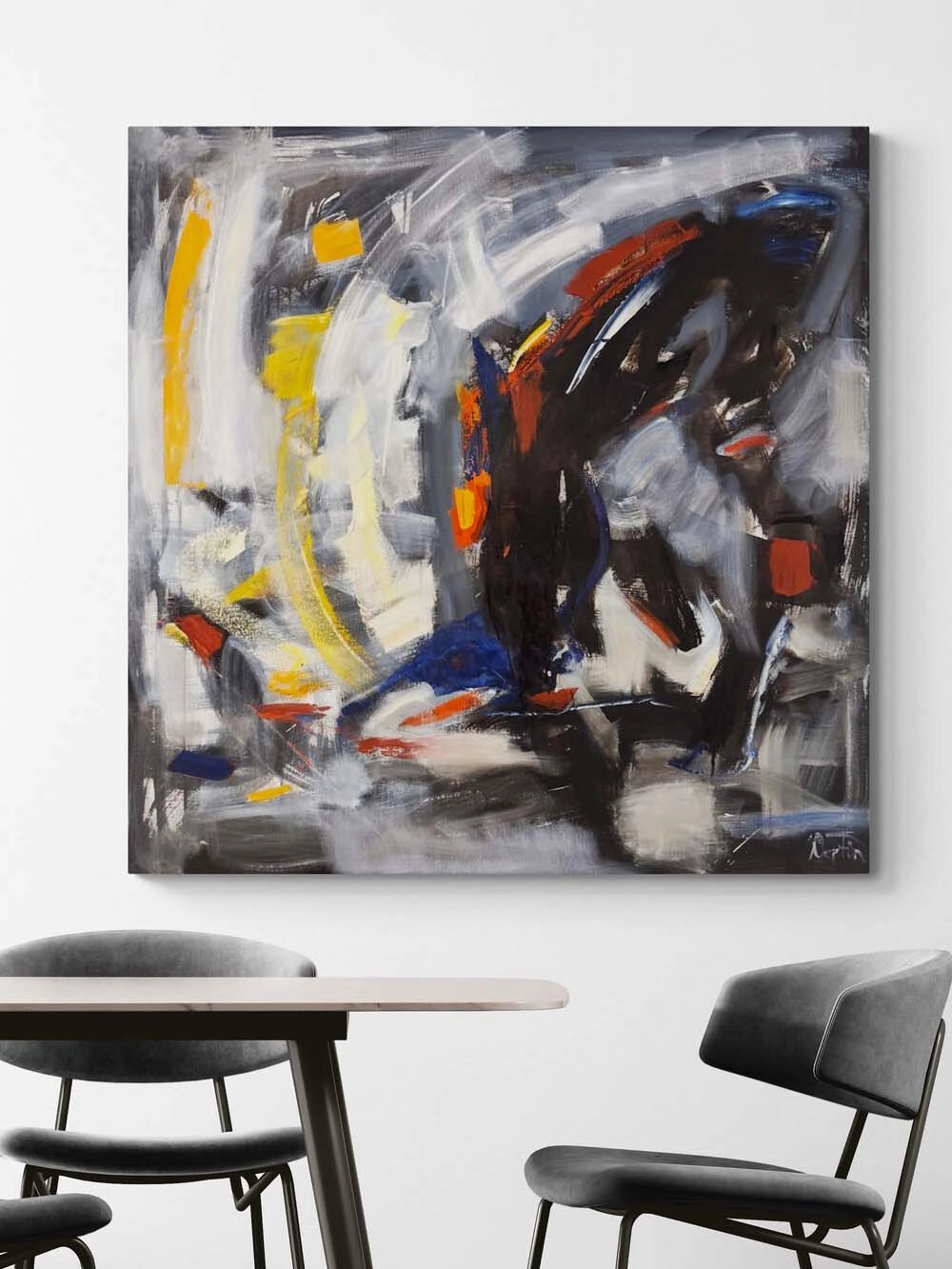 Gerilimin Rengi Yağlı Boya Tablosu