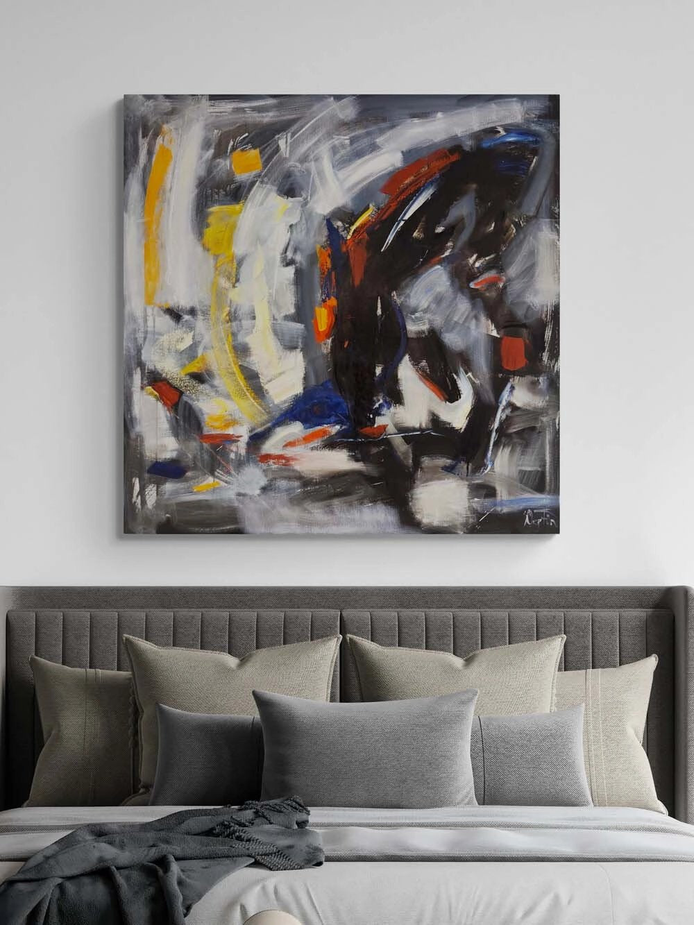 Gerilimin Rengi Yağlı Boya Tablosu