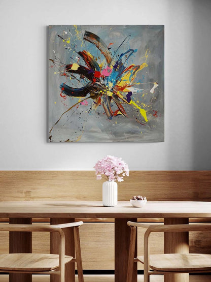 Soyut Alan Yağlı Boya Tablosu