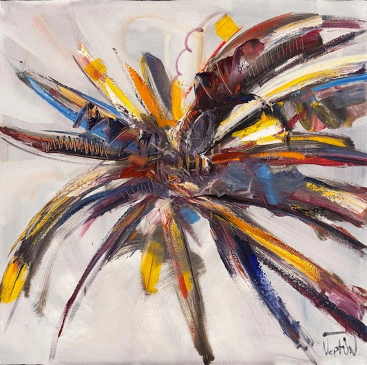 Işığın Dağılışı Yağlı Boya Tablosu