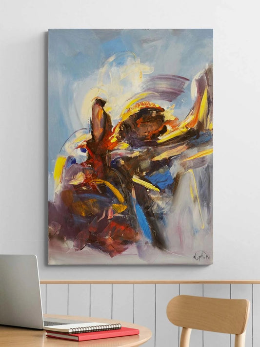 Renklerin Hafızası Yağlı Boya Tablosu