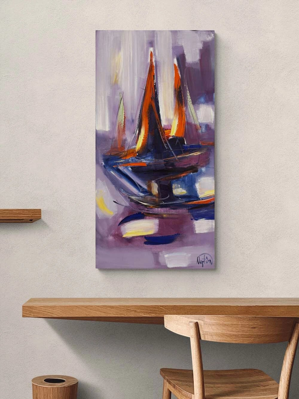 İçimde Kalan Yağlı Boya Tablosu