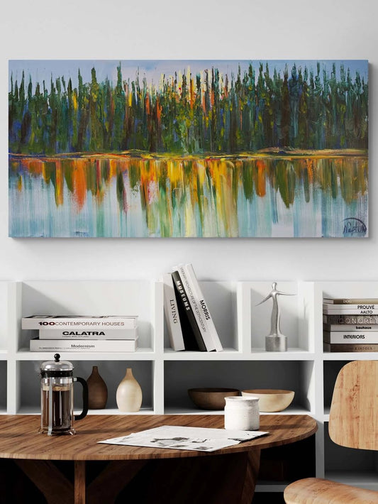 Yeşil Gerilim Yağlı Boya Tablosu