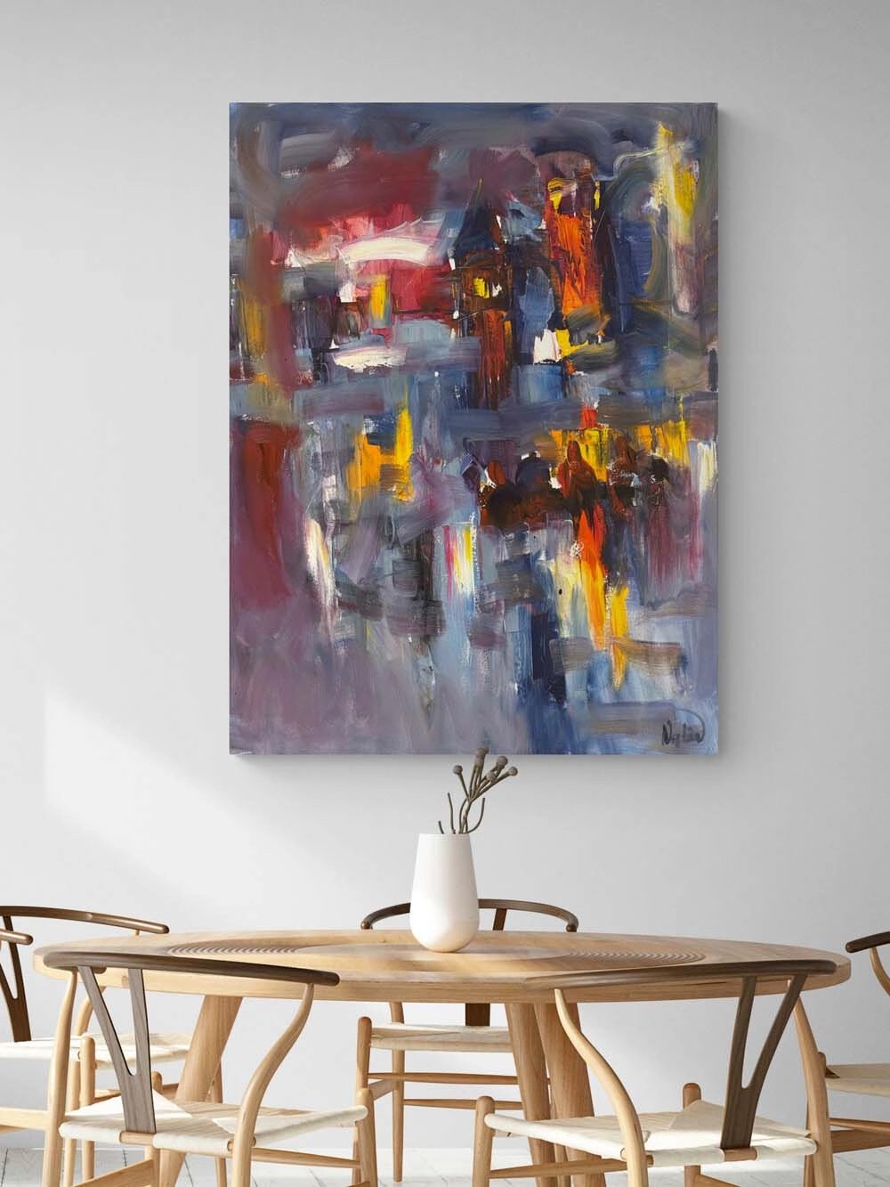 Rengin Sessizliği Yağlı Boya Tablosu