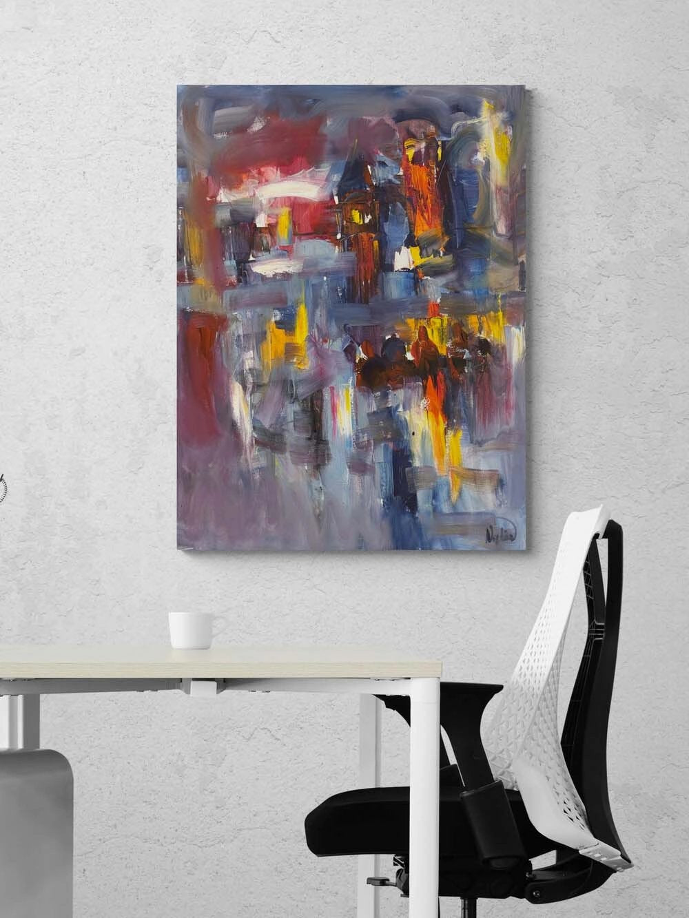 Rengin Sessizliği Yağlı Boya Tablosu