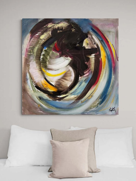 Enerji Alanı Yağlı Boya Tablosu