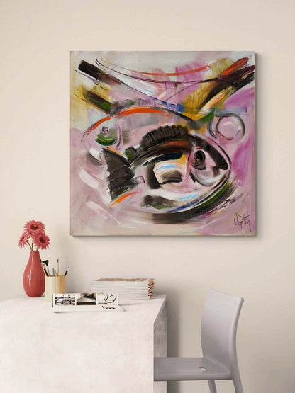 Dinamik Alan Yağlı Boya Tablosu